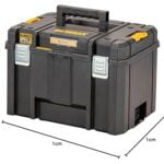 DEWALT DWST83346-1 - Caja de herramientas profunda VI TSTAK, Volumen de 44 litros, Combinable con otras cajas TSTAK, IP54 | DEWALT DWST83346 1 Caja de herramientas profunda VI TSTAK Volumen de 44 litros Combinable con otras cajas TSTAK IP54 0 7 DEWALT DWST83346-1 - Caja de herramientas profunda VI TSTAK, Volumen de 44 litros, Combinable con otras cajas TSTAK, IP54 | DEWALT