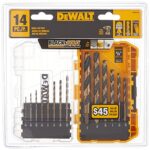 DEWALT Juego de brocas de 14 piezas, punto de división de 135 grados, para plástico, madera y metal (DWA1184) | DEWALT Juego de brocas de 14 piezas punto de division de 135 grados para plastico madera y metal DWA1184 0 DEWALT Juego de brocas de 14 piezas, punto de división de 135 grados, para plástico, madera y metal (DWA1184) | DEWALT