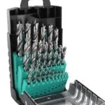 ENT 09225 Juego de 25 brocas para madera HSS-G - 1-13 mm - en incrementos de 0,5 mm |