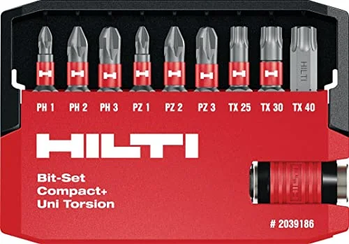 HILTI Broca de torsión para set de brocas S-BSC+ UNI 25/1" T (10) | HILTI