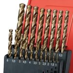 Hilti 2072848 Juego de 19 brocas helicoidales de cobalto HSS para acero y metal (1-10 mm. Clase: ultimate. Accesorios para taladro atornillador) | Hilti 2072848 Juego de 19 brocas helicoidales de cobalto HSS para acero y metal 1 10 mm Clase ultimate Accesorios para taladro atornillador 0 0 Hilti 2072848 Juego de 19 brocas helicoidales de cobalto HSS para acero y metal (1-10 mm. Clase: ultimate. Accesorios para taladro atornillador) | HILTI
