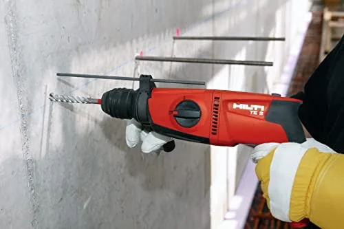 Hilti 228080 Martillo perforador compacto TE 2 230V (650 W, 1.8 J, SDS Plus, Tareas de perforación con 2 modos: con y sin percusión. Peso: 2,7 kg. Incluye maletín) | HILTI