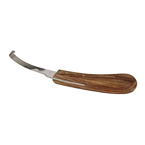 Kerbl 16160 - Cuchillo para pezuñas (hoja de acero inoxidable, 21 cm) |