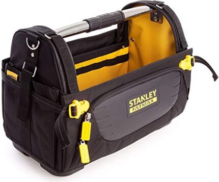 Stanley FatMax Quick Access Trage FMST1-80146 (Werkzeugtasche aus strapazierfähigen 600er Denier Nylon, schneller Zugriff auf das Werkzeug, mit rutschfestem Stahlgriff, verschließbare Seitenteile) | Stanley FatMax Quick Access Trage FMST1 80146 Werkzeugtasche aus strapazierfahigen 600er Denier Nylon schneller Zugriff auf das Werkzeug mit rutschfestem Stahlgriff verschliesbare Seitenteile 0 Stanley FatMax Quick Access Trage FMST1-80146 (Werkzeugtasche aus strapazierfähigen 600er Denier Nylon, schneller Zugriff auf das Werkzeug, mit rutschfestem Stahlgriff, verschließbare Seitenteile) | STANLEY