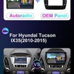 BXLIYER - [8G+256G, 8-Core] - Android 12 IPS Autoradio para Hyundai IX35 (2010-2017) - Inalámbrico CarPlay/Android Auto - LED Cámara & Mic - 10.1 Pulgada 2 DIN - Dab Volante 360-Cámara Fast-Boot WiFi |