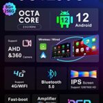 BXLIYER - [8G+256G, 8-Core] - Android 12 IPS Autoradio para Hyundai IX35 (2010-2017) - Inalámbrico CarPlay/Android Auto - LED Cámara & Mic - 10.1 Pulgada 2 DIN - Dab Volante 360-Cámara Fast-Boot WiFi |