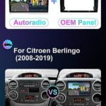 BXLIYER - [8G+256G, 8-Core] - Android 13 IPS Autoradio para Citroen Berlingo (2008-2019) - Inalámbrico CarPlay/Android Auto - LED Cámara & Mic - 9 Pulgada 2 DIN - Dab Volante 360-CAM Fast-Boot WiFi |