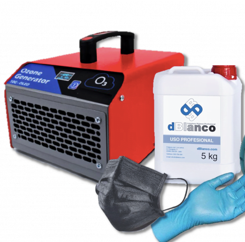 kit desinfección ozono