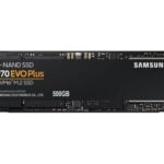 SAMSUNG 970 EVO Plus Series - 500GB PCIe NVMe - M.2 Interno SSD (MZ-V7S500B/AM) |