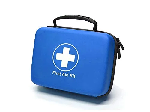 SHBC Kit Compacto de Primeros Auxilios (228 Piezas) Diseñado para Cuidados Familiares de Emergencia. Carcasa de EVA a Prueba de Agua. Esta Bolsa es Ideal para el Coche, Barco, Camping, Oficina. |