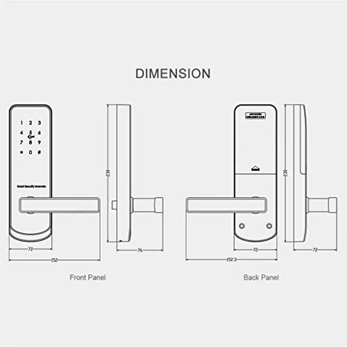 Cerradura con contraseña Bluetooth WiFi Seguridad Caja Fuerte