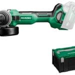 HiKOKI Amoladora angular inalámbrica G1813DA (18 V, sin escobillas, bloqueo del eje, arranque suave, accesorios) | HIKOKI