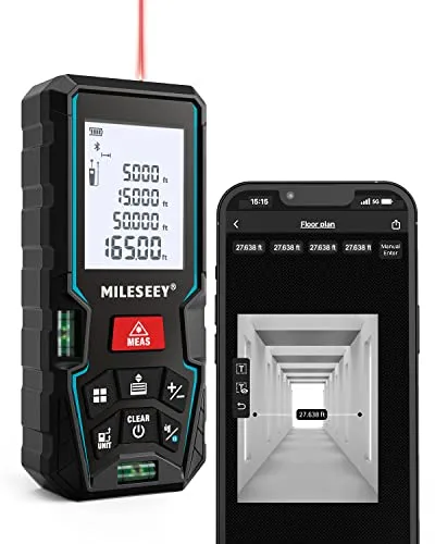 Medidor láser, MiLESEEY Telémetro Láser con 2 niveles de burbuja, precisión de ± 2 mm, cambio de unidad M/in/Ft, pantalla LCD retroiluminada y modo pitagórico, medida de distancia, área y volumen | Medidor laser MiLESEEY Telemetro Laser con 2 niveles de burbuja precision de 2 mm cambio de unidad MinFt pantalla LCD retroiluminada y modo pitagorico medida de distancia area y volumen 0 jpg Medidor láser, MiLESEEY Telémetro Láser con 2 niveles de burbuja, precisión de ± 2 mm, cambio de unidad M/in/Ft, pantalla LCD retroiluminada y modo pitagórico, medida de distancia, área y volumen |