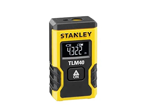 STANLEY Medidor Láser de Bolsillo TML40, rango hasta 12m, carga USB, batería de litio interna, pantalla de visibilidad, precisión +/-6mm@10m, diseño compacto, STHT77666-0 | STANLEY Medidor Laser de Bolsillo TML40 rango hasta 12m carga USB bateria de litio interna pantalla de visibilidad precision 6mm10m diseno compacto STHT77666 0 0 jpg STANLEY Medidor Láser de Bolsillo TML40, rango hasta 12m, carga USB, batería de litio interna, pantalla de visibilidad, precisión +/-6mm@10m, diseño compacto, STHT77666-0 |